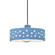 Radiance Collection One Light Pendant in Polished Chrome (102|CER-6467-SKBL-CROM-BKCD)