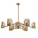 Natasha Nine Light Chandelier in Antique Brass (314|DLI12)