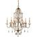 Valentina Six Light Chandelier in Oxidized Bronze (1|F2478/6OBZ)