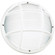 Bayside One Light Outdoor Wall / Ceiling Mount in White (1|89807-15)