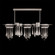 Rain LED Linear Pendant in Silver (48|100139-7)