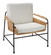 Palermo Lounge Chair in Off White (580|20PALE-CHNA)
