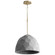 Maria LED Pendant in Dark Gray|Aged Brass (19|3-663-1540)