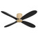 Myriad 56''Ceiling Fan in Aged Brass (19|3-124-40)