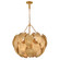 Camille LED Chandelier in Distressed Brass (138|FR47165DA)
