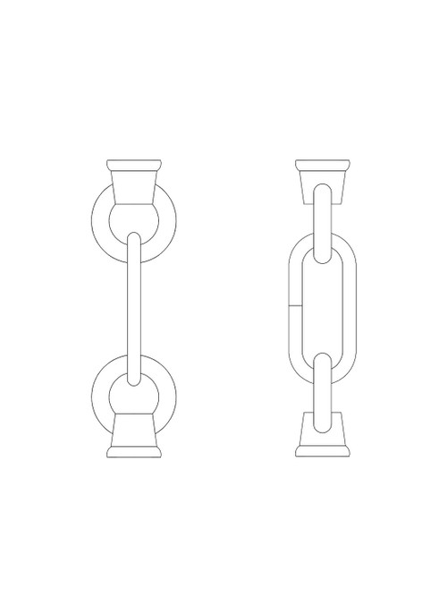 Replacement Chain Link and Loop in Chrome