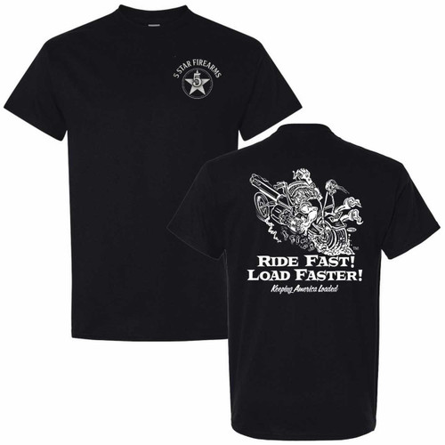 5 Star Firearms Load Faster T-Shirt