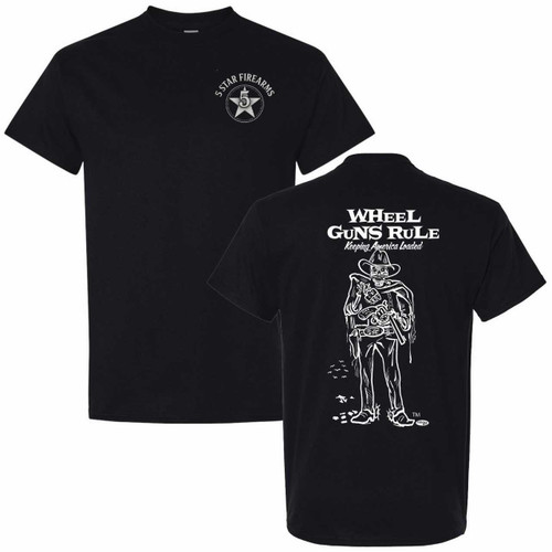 5 Star Firearms Wheel Guns Rule T-Shirt