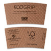 Ecogrip Hot Cup Sleeves - Renewable And Compostable, Fits 12, 16, 20, 24 Oz Cups, Kraft, 1,300/carton Ecogrip Hot Cup Sleeves - Renewable And Compostable, Fits 12, 16, 20, 24 Oz Cups, Kraft, 1,300/carton
