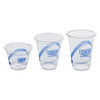 Bluestripe 25% Recycled Content Cold Cups, 9 Oz, Clear/blue, 50/pack, 20 Packs/carton