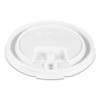 Lift Back And Lock Tab Cup Lids, Fits 8 Oz Cups, White, 100/sleeve, 10 Sleeves/carton