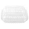 Showtime Clear Hinged Containers, Hoagie Container, 29.9 Oz, 5.1 X 9.9 X 3.5, Clear 100/bag 2 Bags/carton