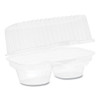 Clearview Bakery Cupcake Container, 2-compartment, 6.75 X 4 X 4, Clear, 100/carton Clearview Bakery Cupcake Container, 2-compartment, 6.75 X 4 X 4, Clear, 100/carton