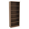 Alera Valencia Series Bookcase, Six-Shelf, 31 3/4w x 14d x 80 1/4h, Modern Walnut