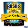 Bush s Best Low Sodium Fancy Brine Black Beans, 108 Ounce - 6 Per Case