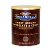 Ghirardelli Sweet Ground Chocolate and Cocoa Powder, 3 Pounds, 6 Per Case Ghirardelli Sweet Ground Chocolate and Cocoa Powder, 3 Pounds, 6 Per Case