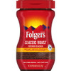 Folgers Classic Roast Caffeinated Instant Coffee Crystals, 8 Ounces, 6 Per Case