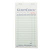 National Checking Company Carbonless Guest Check Paper - 2 Part Green, 17 Line, 3.4 x 6.75 inch, 2500 Per Case