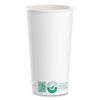 SOLO Compostable Paper Hot Cups, ProPlanet Seal, 20 Oz, White/Green, 600/carton SOLO Compostable Paper Hot Cups, ProPlanet Seal, 20 Oz, White/Green, 600/carton