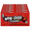 Now and Later Strawberry Long Lasting Chew Candy, 0.93 Ounce, 12 Per Case Now and Later Strawberry Long Lasting Chew Candy, 0.93 Ounce, 12 Per Case