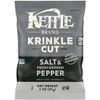 Kettle Krinkle Cut Salt and Fresh Ground Pepper Potato Chips  2 oz. bag, 24 per case Kettle Krinkle Cut Salt and Fresh Ground Pepper Potato Chips  2 oz. bag, 24 per case