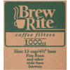 Brew Rite Coffee Filters 9.75X4.5 , 12 Cup, 1000 Per Box, 1 Per Case Brew Rite Coffee Filters 9.75X4.5 , 12 Cup, 1000 Per Box, 1 Per Case