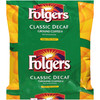 Folgers Decaffeinated Coffee, 0.9 Ounce filter pack, 10 Per Box, 8 Per Case