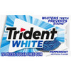 Trident Singles White Peppermint Gum, 16 Count, 9 Per Box, 18 Per Case