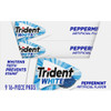 Trident Singles White Peppermint Gum, 16 Count, 9 Per Box, 18 Per Case