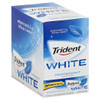 Trident Gum White Peppermint Sugar Free, 110 Count, 4 Per Box, 4 Per Case