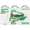 Trident White Gum Spearmint Sugar Free Fridge Pack, 60 Count, 6 Per Box, 4 Per Case