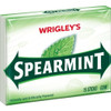 Wrigley s Spearmint Gum, 15 Piece, 10 Per Box, 12 Per Case