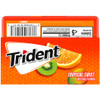 Trident Tropical Twist Sugar Free Gum, 28 Count, 6 Per Box, 8 Per Case