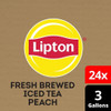 Lipton Unsweetened Peach Iced Tea For Auto Brew, 3 Gallon, 24 Per Case