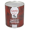 Savor Imports Diced Sweety Pepper, 105 Ounce, 2 Per Case