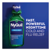NyQuil Cold and Flu Nighttime Liquid, 12 Ounce Bottle, 12 Per Carton