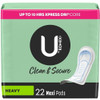 U By Kotex Kotex Maxi Pads Super Long, 22 Count, 8 Per Case U By Kotex Kotex Maxi Pads Super Long, 22 Count, 8 Per Case