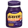 Bayer Aspirin Back and Body Extra Strength Coated Tablets, 200 Count, 24 Per Case