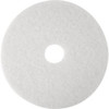 17", WHITE, POLISHING FLOOR PADS, 3M, SUPER SOFT, 5/CT