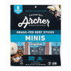 Country Archer Jerky Co Original Bag Grass-Fed Beef Stick Minis, 4 Ounce, 10 Per Case
