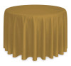 Oxford 64" Gold Round Table Linen, 1 Dozen Oxford 64" Gold Round Table Linen, 1 Dozen