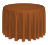 Oxford 72" Rust Round Table Linen, 1 Dozen Oxford 72" Rust Round Table Linen, 1 Dozen