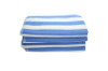 Oxford Playa 2x2 Cabana Royal Blue Stripe Pool Towels - 30 x 60, 1 Dozen