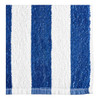 Oxford Playa 2x2 Cabana Royal Blue Stripe Pool Towels - 30 x 70, 1 Dozen