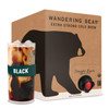 Wandering Bear Organic Straight Black Cold Brew Coffee, 1 Gallon, 2 Per Case