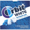 Orbit White Soft Peppermint Gum, 15 Piece, 9 Per Box, 10 Per Case