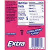 Extra Classic Bubble Gum, 15 Piece, 10 Per Pack, 12 Per Case