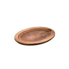 Lodge Oval Wood Walnut Stain Underliner, 6 Per Case Lodge Oval Wood Walnut Stain Underliner, 6 Per Case