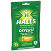 Halls Defense Citrus Cough Drops, 30 Count, 12 Per Pack, 4 Per Case