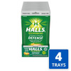 Halls Sugar Free Defense Assorted Citrus Cough Drops, 25 Count, 12 Per Pack, 4 Per Case